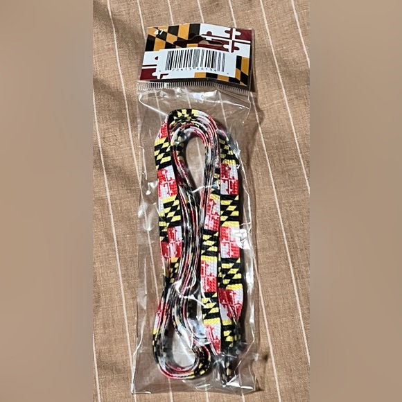 Maryland Flag Old Line State Shoelaces 47” new Mens Women’s Shoestrings - Picture 2 of 6